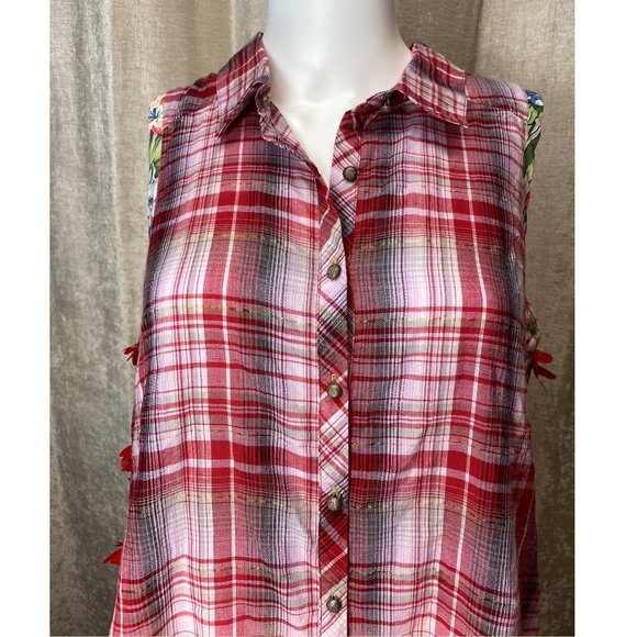 Aratta I Can't Resist Tunic Dress • Small • Reg $202 • Embroidered • Split Sides - Picture 7 of 9